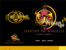 Tablet Screenshot of davidedeangelis.com